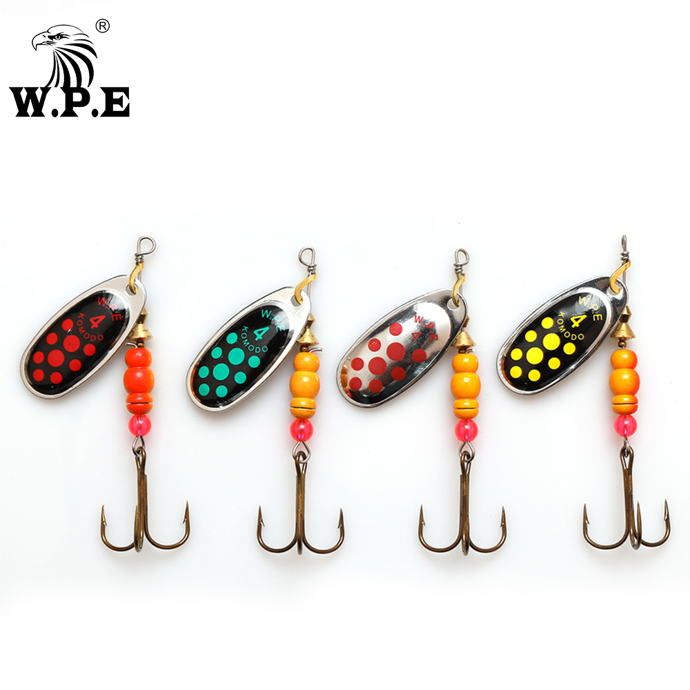 Fishing Hook Treble - W.P.E 新品スピナールアー 1個 3 # /4