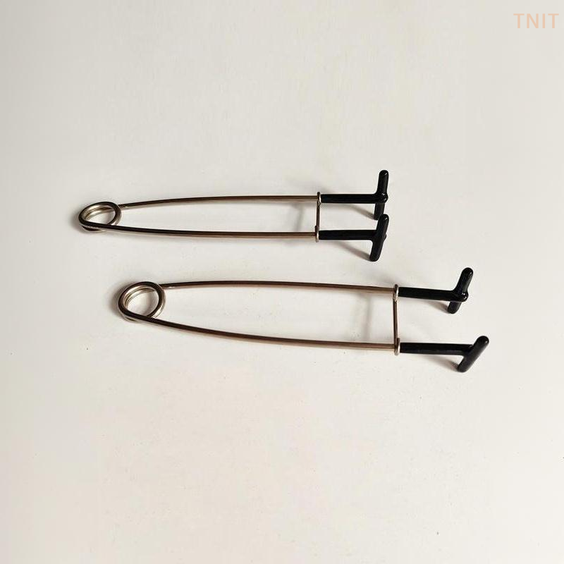 Fishing Hook Sharpener - 1個入り、17cmの魚の口を開けるための器具、ステンレス製、魚の口を広げるための道具、歯の生えた魚やパイク（七飯）の釣り用アクセサリー。