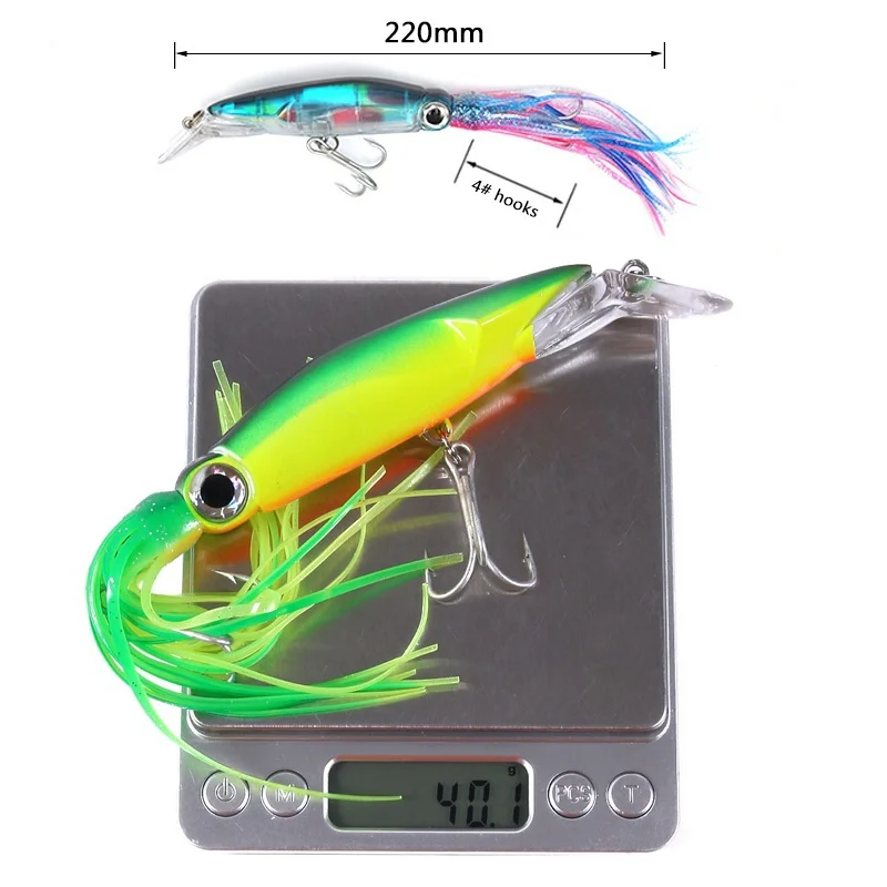 Flysand-大型シミュレーションイカハードフィッシングル - Fishing Hook Size のレビューと価格