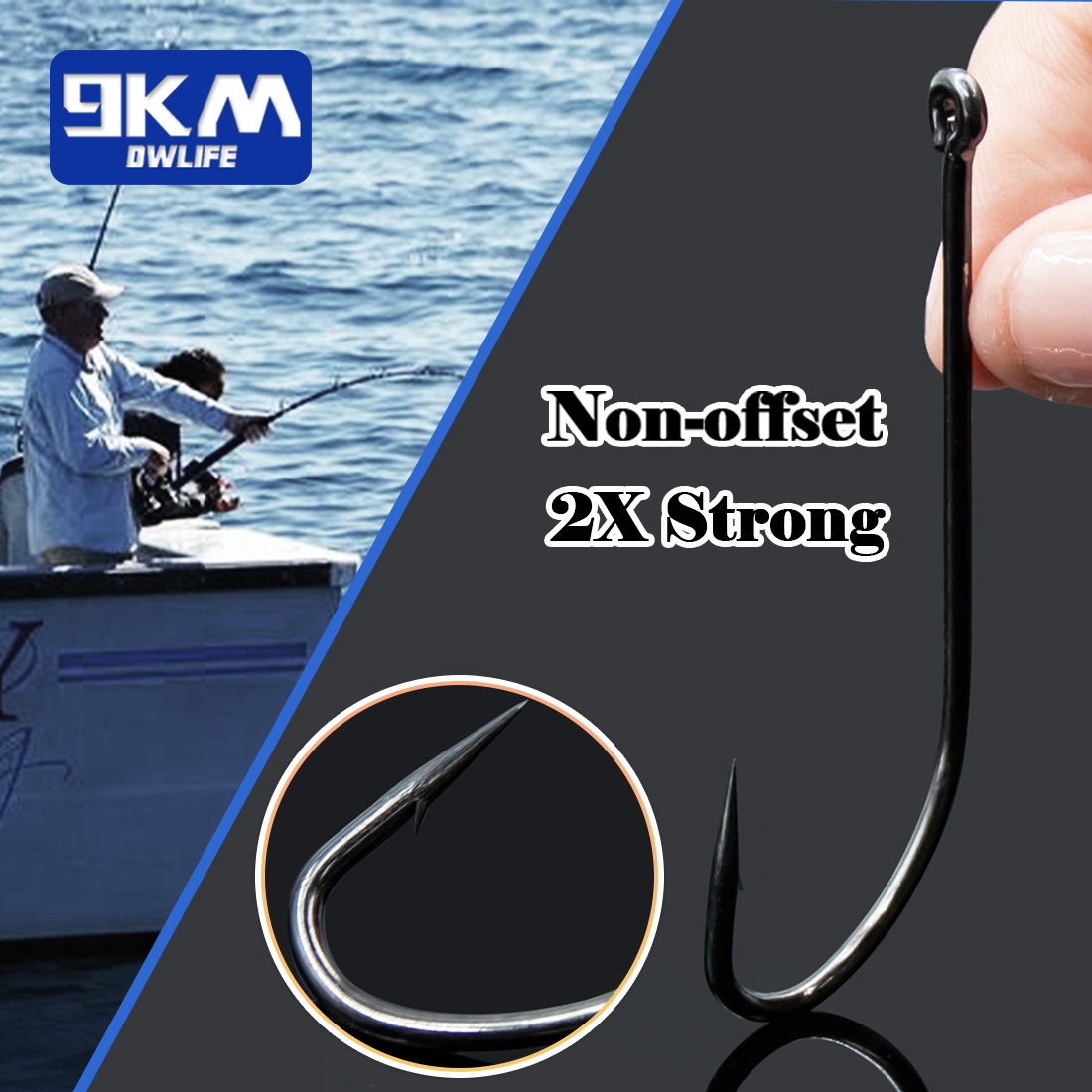 釣り用ベイトフック,9km,50〜200個,スパイク,ロング - Fishing Hook Assortment のレビューと価格