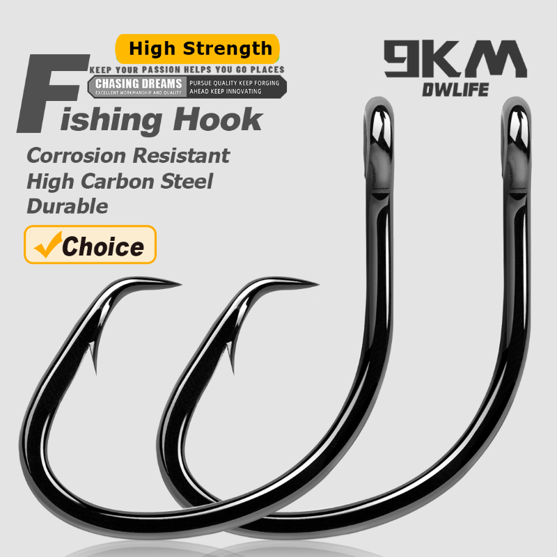 9 キロサークルフック 25 〜 50 個海水釣りフックオフ - Fishing Hook Offset のレビューと価格