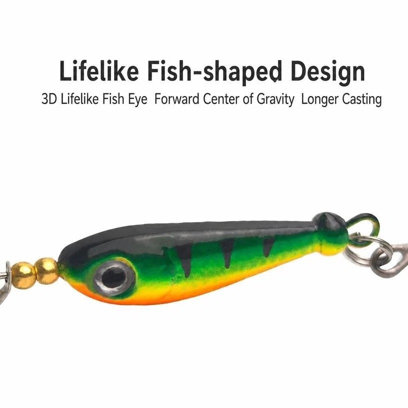 1個入りスピナースプーンメタルフィッシングルアー クランクベ - Fishing Hook Treble のレビューと価格