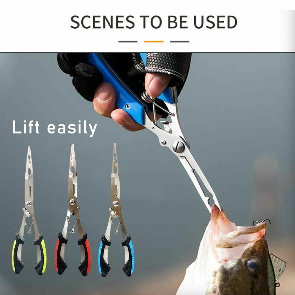 釣り用プライヤー、長鼻型、ステンレス製、フック外し、釣り糸の - Fishing Hook Sharpener のレビューと価格