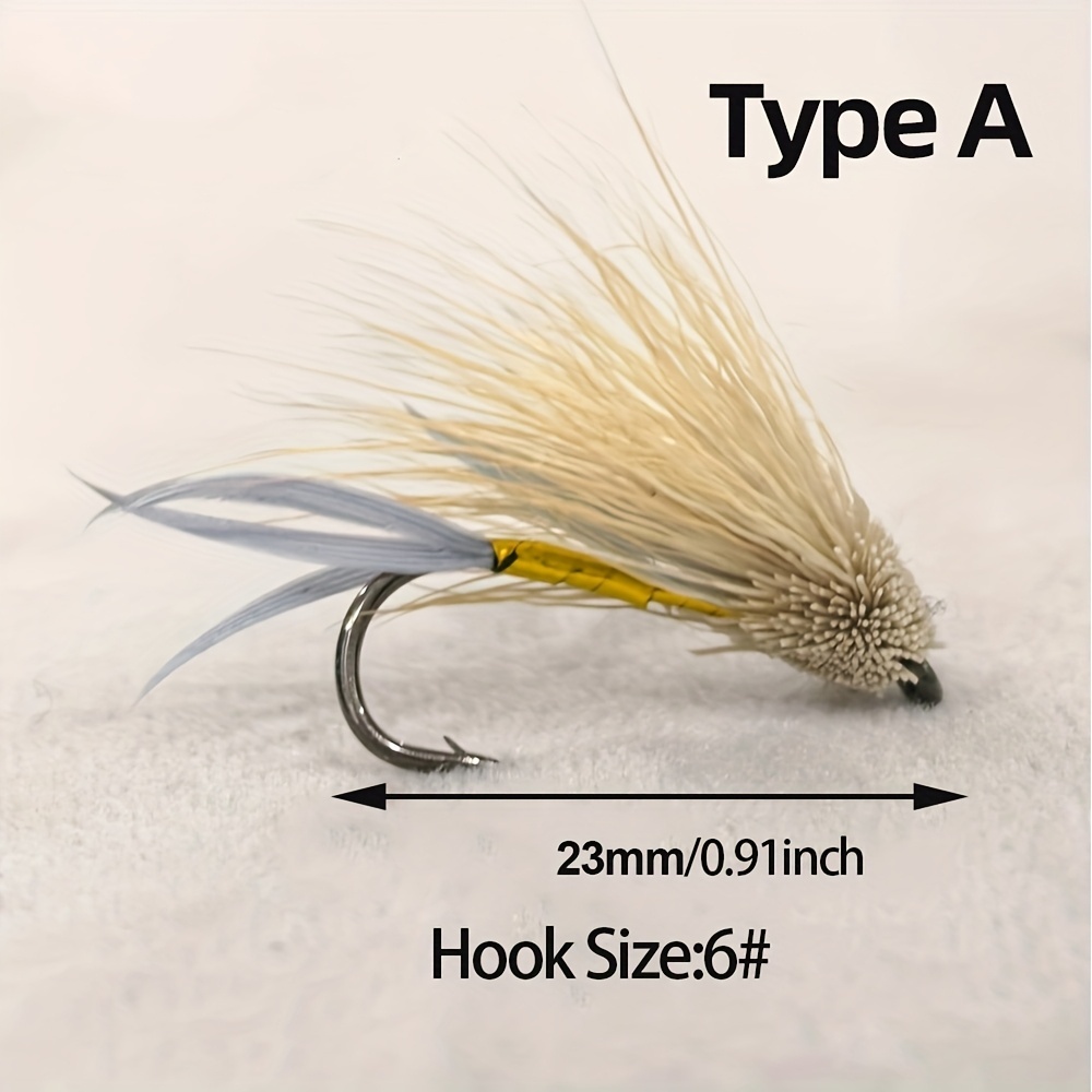 5/6個入りポッパーホッパーフライフィッシングルアーフローテ - Fishing Hook Size のレビューと価格
