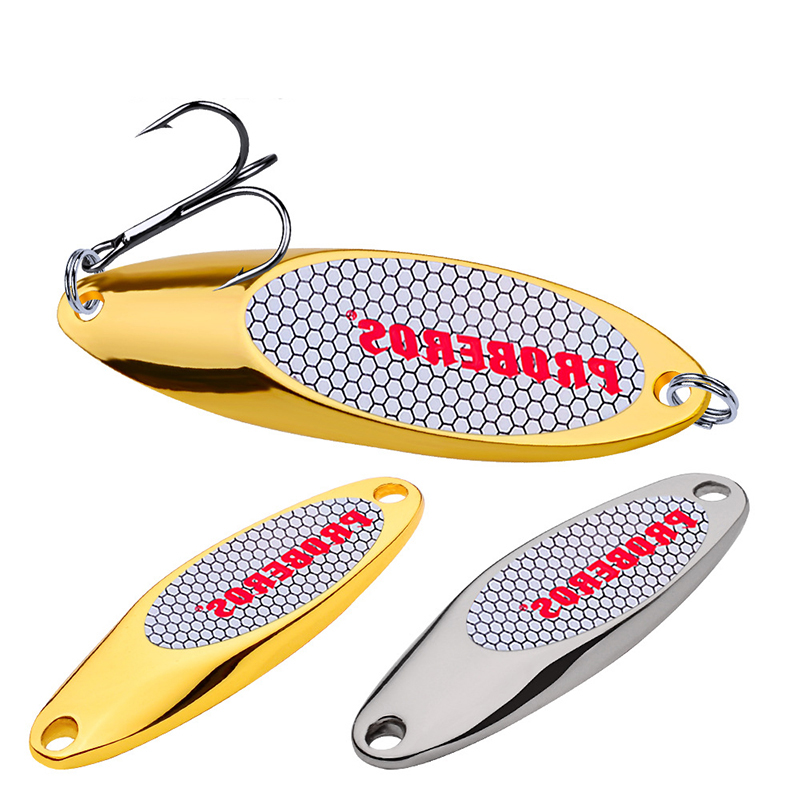 金属製スプーン型ルアー 3g～60g、遠投可能、ハードベイト - Fishing Hook Treble のレビューと価格