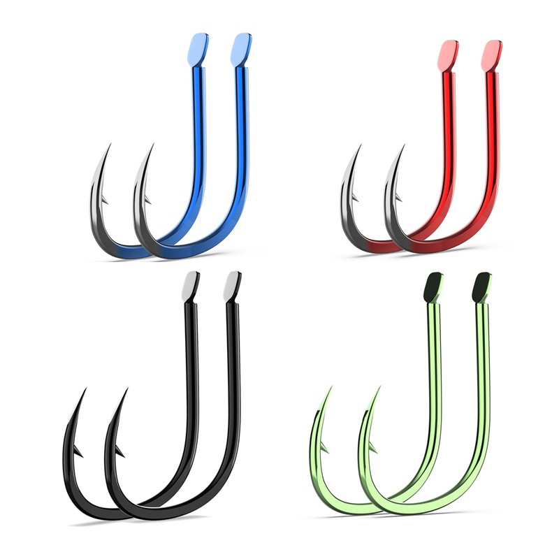 50 個フラット釣りフック海有刺鉄線釣りルアーシャンクくちば - Fishing Hook Assortment のレビューと価格